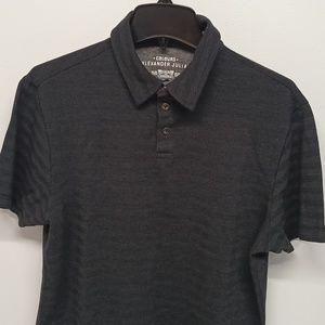 Alexander Julian| polo shirt Boy's size large short sleeves 3 bottom collar EUC.